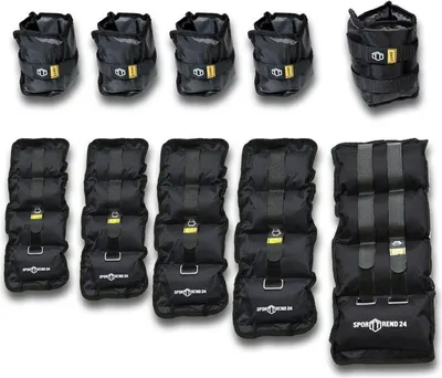 Produktbild von Gewichtsmanschetten Set 0,5 kg - 2,0 kg | Gewichtsmanschette Laufgewicht Fußgewicht Handgelenk Fußgelenk Fitness Gewicht