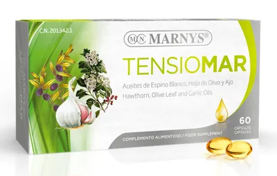 Obrázok produktu pre MARNYS® Tensiomar – Prírodná podpora zdravia srdca a ciev, 60 kapsúl