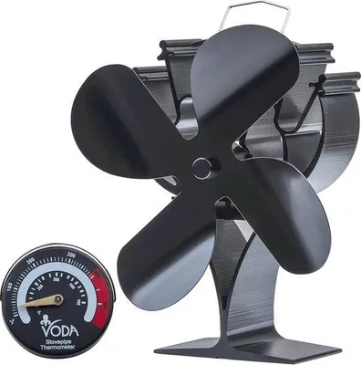 Obrázok produktu pre Ventilátor na kúrenie pre krby a kachľové pece, bez napájania a tichý