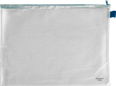 Immagine prodotto di Veloflex® 2703 000 tasche con cerniera - trasparente/blu, A3, 445 x 320 mm