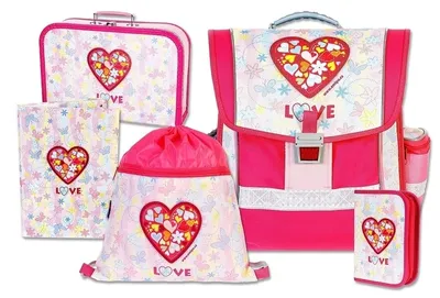 Obrázok produktu pre EMIPO Školská aktovka Love 5-dielna