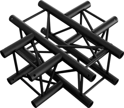 Produktbild von Milos Pro-30 Square F Truss - 4-way QCF41 - 90° corner - black