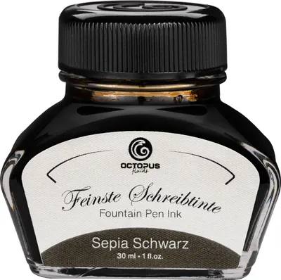 Produktbild von Schreibtinte Sepia Schwarz 30 ml