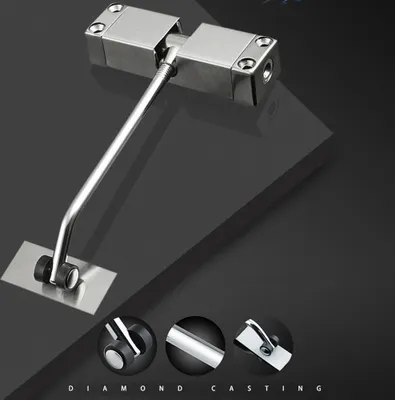 Zdjęcie produktu dla Prosty samozamykacz ze stali nierdzewnej Dom Hotel Biuro Automatyczny samozamykacz sprężynowy Praktyczne narzędzia sprzętowe Łatwe w instalacji urządzenie do zamykania drzwi