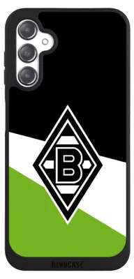 Produktbild von NIVOCASE Handyhülle für Samsung Galaxy A14 5G Hülle NIVOpure Case Schwarz Borussia Mönchengladbach Gladbach Offizielles Lizenzprodukt