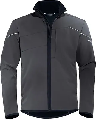 Produktbild von uvex Softshelljacke perfeXXion grau, schiefer Gr. L