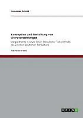 Produktbild von Konzeption und Gestaltung von Literatursendungen