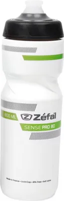 Produktbild von Zéfal Trinkflasche Sense Pro 80 800ml/27oz Höhe 229mm weiß (grün/schwarz, weiß