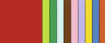 Produktbild von Faltblätter Intensiv 20x20cm VE=500 Blatt 10 Farben sortiert