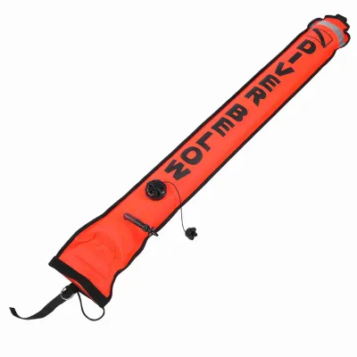 Obrázok produktu pre 6ft hohe Sichtblattblasable -Tauch -SMB -Oberflächensignal -Marker Boje (rot)