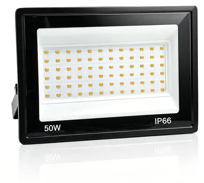 LED-Strahler 50W, 5000 Lumen, Warmweiß, IP66, für Außen