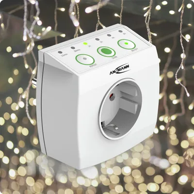 Immagine prodotto di ANSMANN 1260-0010 Presa a risparmio energetico ANSMANN AES1.3, temporizzata, bianco