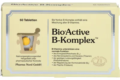 Image de Pharma Nord, Complément alimentaire BioActive B-Complex, 60 comprimés