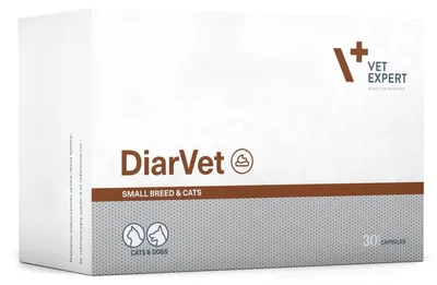Productafbeelding van VetExpert Diarvet Small Breed and Cats 30 caps.
