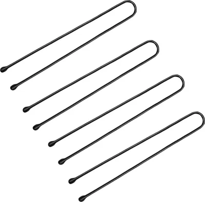 Image de Boucleurs de cheveux de coiffeur E-63 150 pcs. 4,9 cm noir