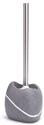 Produktbild von MSV Badserie Zen Toilettenbürste Toilettenset Stein Potikgrau