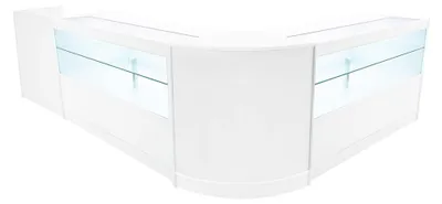 Produktbild von Phoenix LED Verkaufstheken-Set CM60 + C1500 (2 Stück)+ TB60 – Weiß