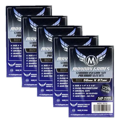Produktbild von Mayday Premium Sleeves Kartenhüllen 250 Stück Vorteilspack 7076