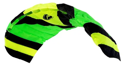 Imagen del producto de Cometa deportiva verde, de 230 cm, resistente, ideal para volar en el jardín