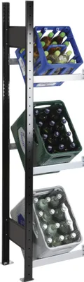 Produktbild von SCHULTE Anbau-Getränkekistenregal 37002-S 180x40x30cm