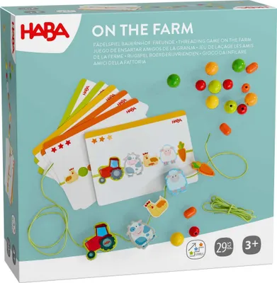 Produktbild von Haba Geschicklichkeitsspiel Fädelspiel Bauernhof 2014447001