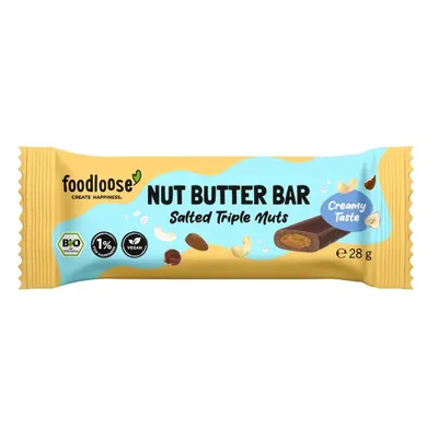 Produktbild von Nut Butter Bar - Salted Triple Nuts 28g