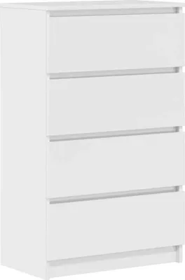 Obrázek produktu pro vidaXL Příborník vysoký lesk bílý 60x35x98,5 cm Materiál dřeva