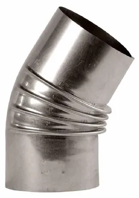 Produktbild von FIREFIX Ofenrohrbog.45° FALØ110mm ohne Tür