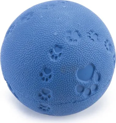 Produktbild von Beeztees Ball+Squeaker - Hundespielzeug - blau - 7,5 cm