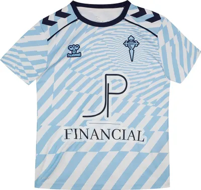 Image de Hummel RC Celta de Vigo 2025/2026. T-shirt manches courtes pour jeunes, à porter avant le match. Taille : 152 cm. Dimensions : 152 cm