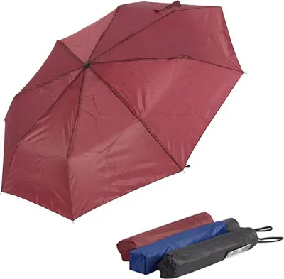 Produktbild von Regenschirm Mini 53 cm 3-fach sortiert | 6 Stück