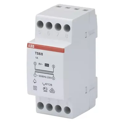 Zdjęcie produktu dla Transformator dzwonkowy 8VA TS8/8 (2CSM228665R0812)