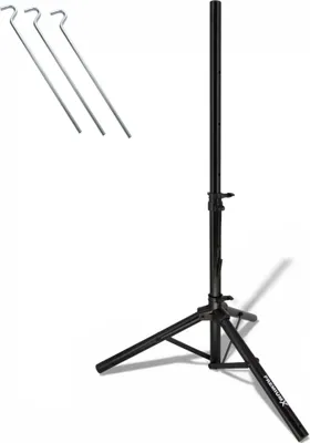 Produktbild von PremiumX BASIC Dreibein Stativ Stahl 120cm Ø 35mm Tripod schwarz