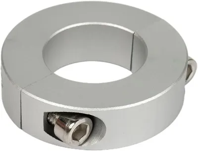 Productafbeelding van Klemkraag - Spanring Klemring - Buizen Bevestigen - Dubbel Gedeeld Ontwerp - 25 mm - Zwart