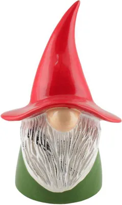 Produktbild von Tangoo Keramik-Wichtel grün mit roter Mütze H ca 30 cm