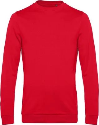 Image de B&C - Sweat-shirt manches montées pour homme BC4680 (5XL) (Rouge)