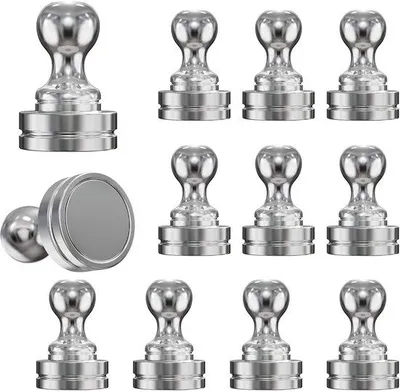 Obrázek produktu pro Magnety N52 v oceli, 12 kusů, 12 x 17 mm, s úložnou krabičkou