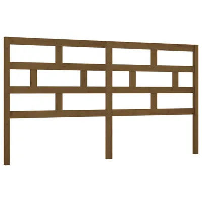 Produktbild von Kopfteil Honigbraun 206x4x100 cm Massivholz Kiefer