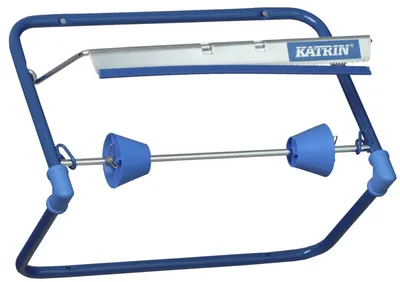 Produktbild von KATRIN® 223005901 Wandhalter für Putzrollen - blau