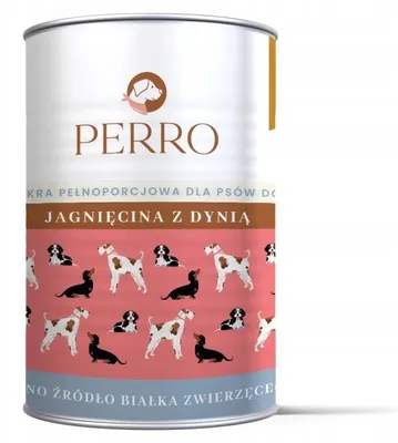 Immagine prodotto di PERRO Agnello con zucca per cani adulti 400g