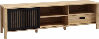 Produktbild von Fernsehschrank Jytana Jtnt133L Tv-Lowboard 175X50X40Cm Schiebetür Mit Lammelen