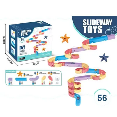 Obrázek produktu pro Slideway - Skluzavka pro děti do vany 56 kusů