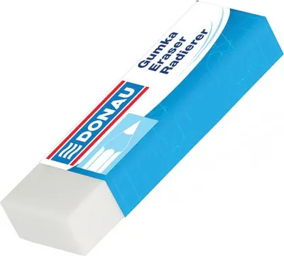 Produktbild von DONAU Universalradierer, 62x21x11mm, weiß 7304001PL-09