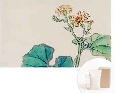 Obrázek produktu pro Samolepicí fototapeta - Nástěnné malby do obývacího pokoje - 416x254 - Dekorativní fólie na stěny - Moderní design pro výzdobu stěn - Tapety do interiérů - Květy a listy