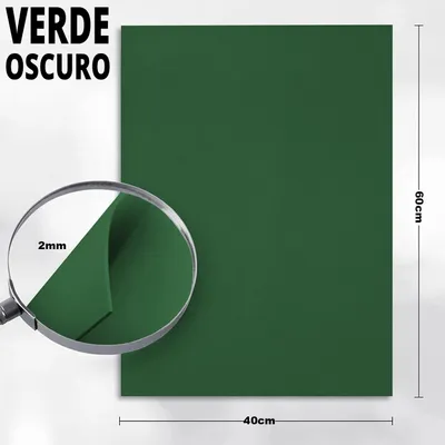 Obrázok produktu pre EVA penové dosky – pena na modelovanie – 40 x 60 cm – 2 mm – balenie po 2 kusy – flexibilné – tmavozelené