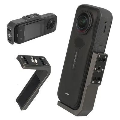 Produktbild von Insta360 X5 Kamera Halterung, 1/4" Anschluss, Schnellwechsel, PPA Material, Kompatibel mit X3 X4 X5, Flexibler Einsatz für Stative & Selfie Sticks