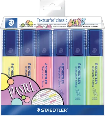 Zdjęcie produktu dla STAEDTLER Textmarker Textsurfer clas 6St Etui