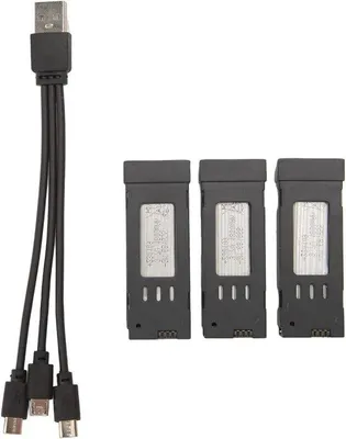 Immagine prodotto di Stazione di ricarica 3 in 1 con batteria agli ioni di litio per mini-droni - Batteria a lunga autonomia (1800 mAh)