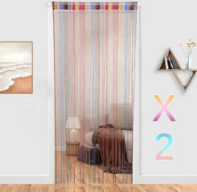 Productafbeelding van Famanu vliegenhor 100 x 200 cm - Zilverkleurig, glanzend
