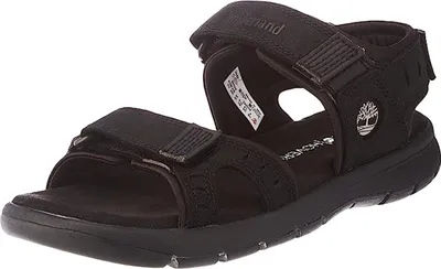 Produktbild von Timberland Governor's Island - Herren 3-Strap Sandalen Schwarz mit Riemen TB0A1QYZ-001 , EU 47.5 US 13